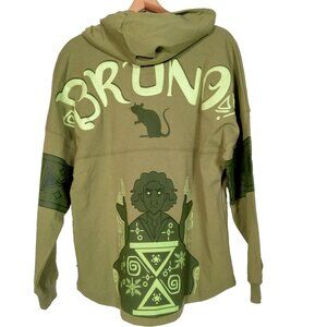 Disney Encanto Bruno Spirit Jersey Unisex Small Green Glow In The Dark Hooded